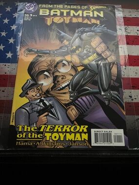 DC Batman Toyman Comic Book - Yellow, Black & Purple Cover